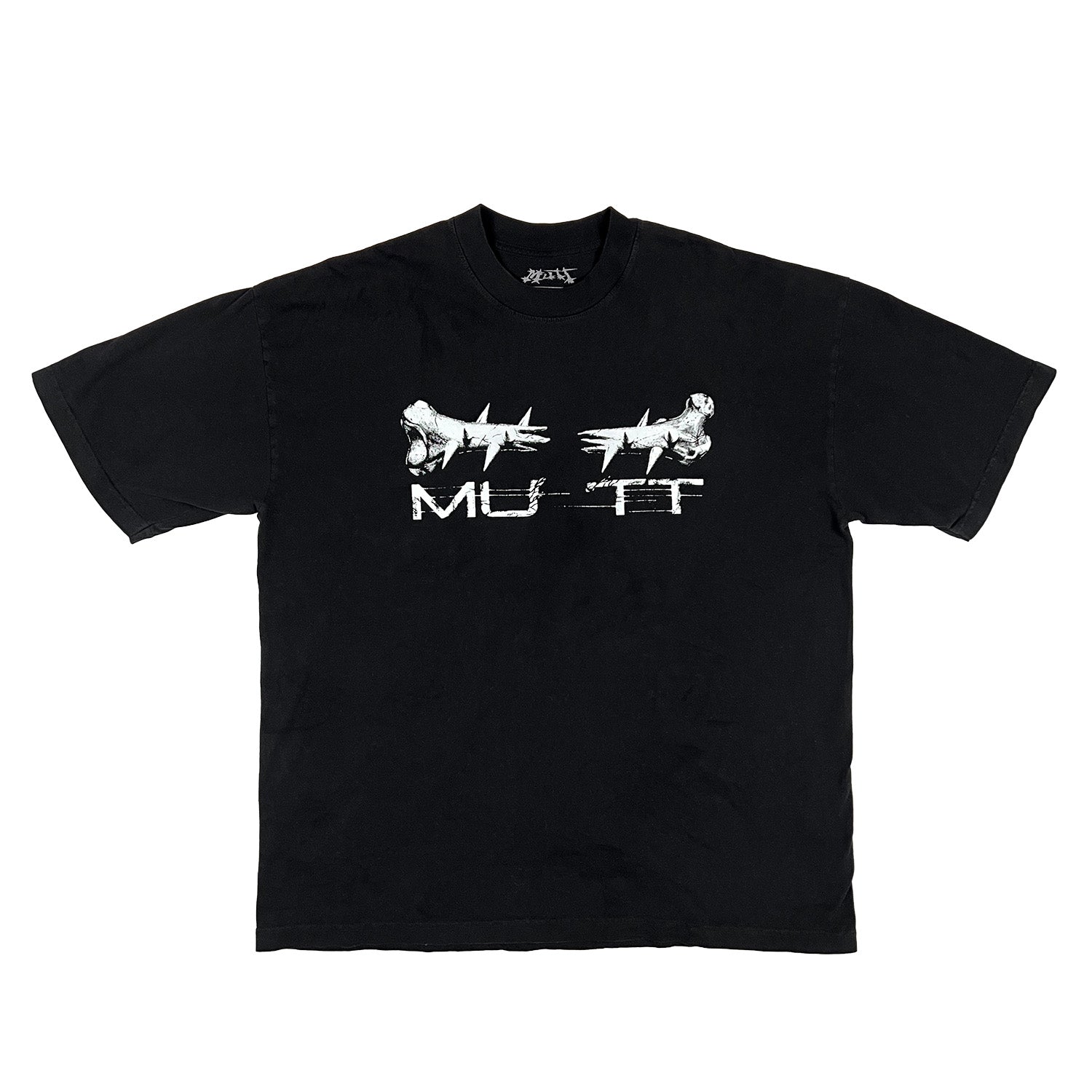 Snapped Tee — Heavyweight 6.5oz Cotton (Black)