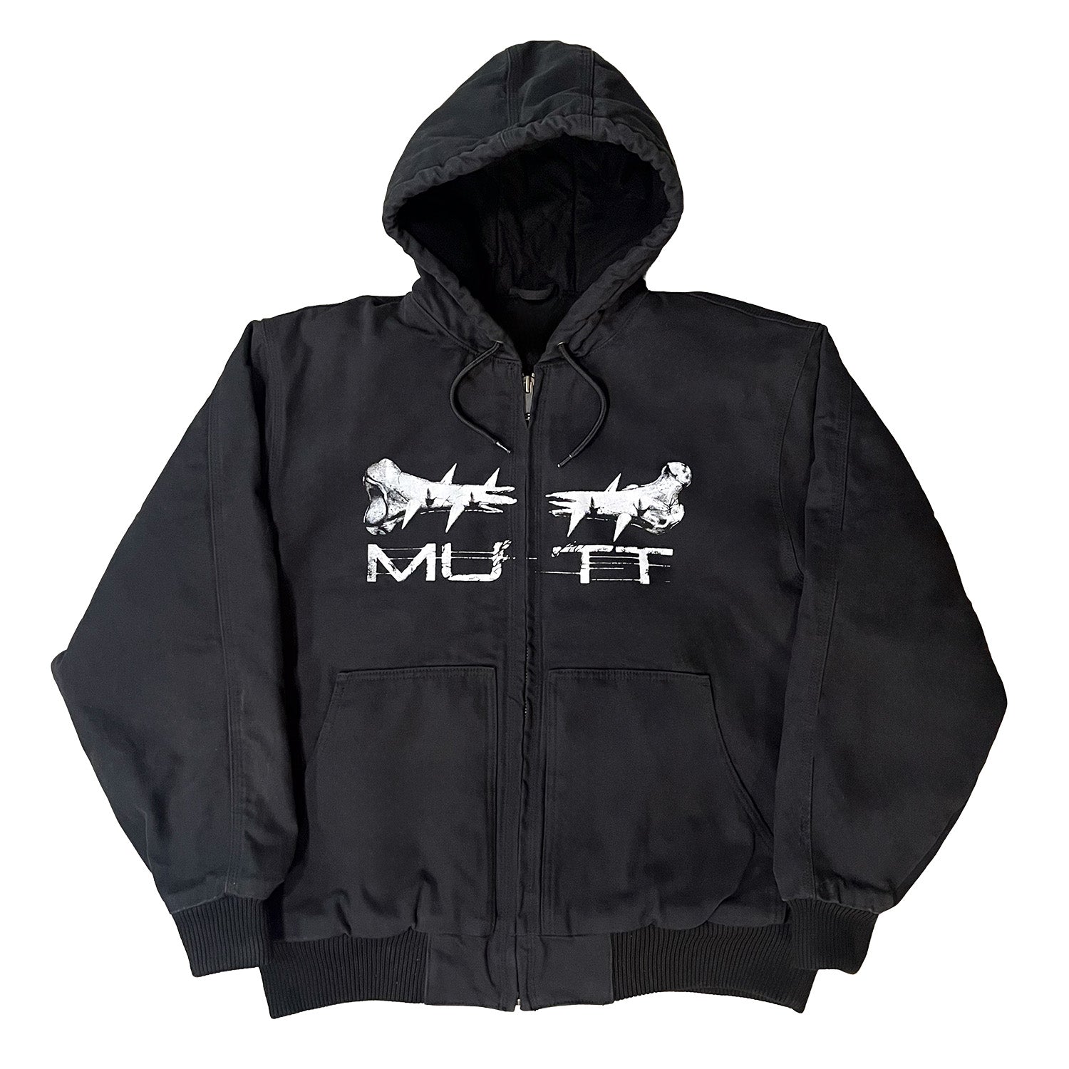 Snapped Work Jacket flat lay - heavyweight canvas construction