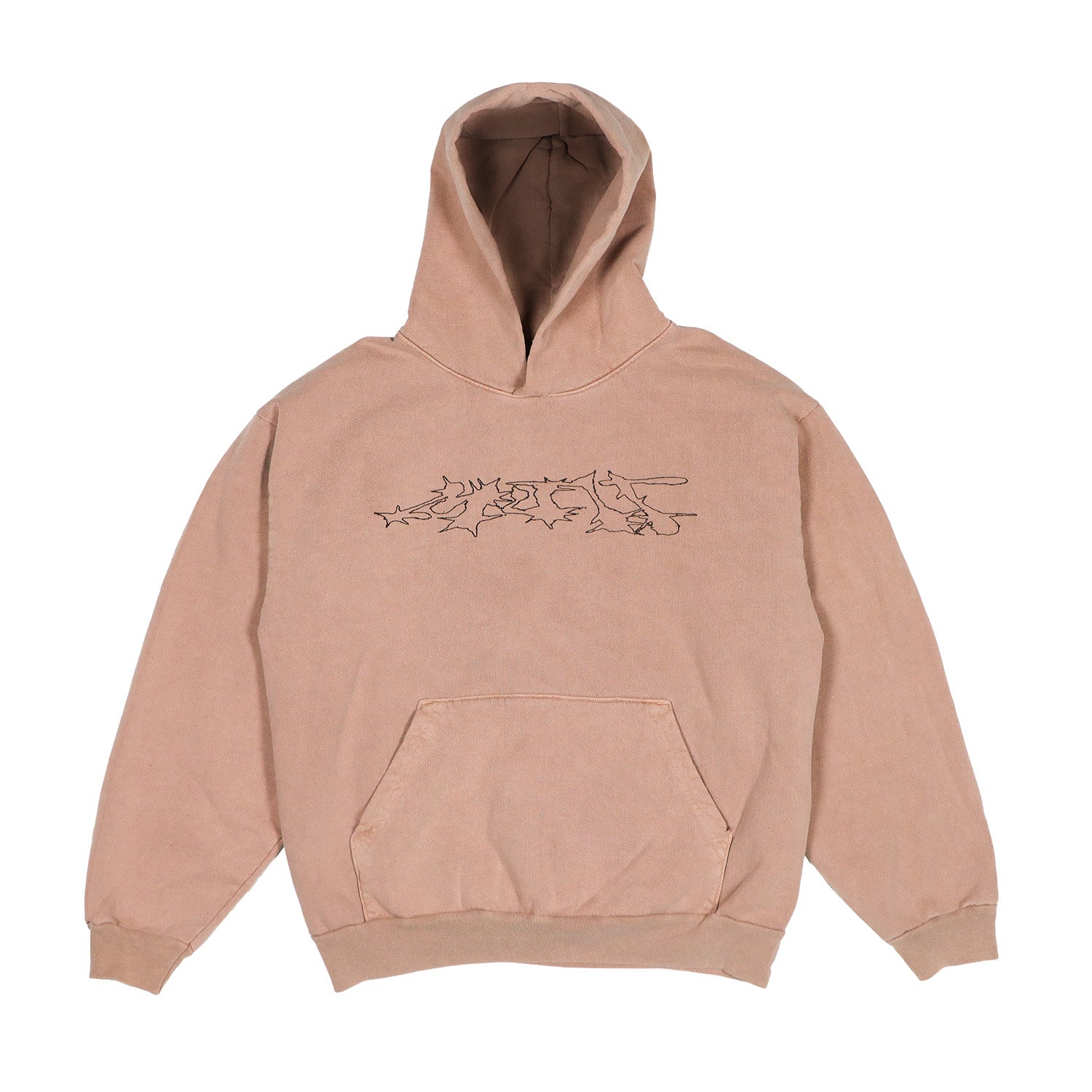 Barbed Hoodie — Ultra-Heavyweight 14 oz Cotton Hoodie (Rose Quartz)