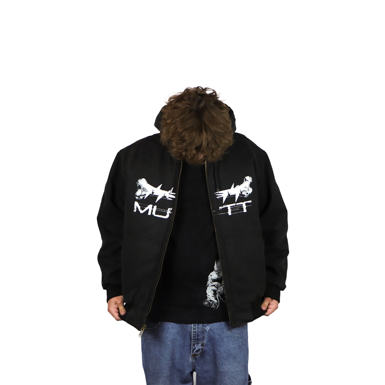 Snapped Work Jacket on snowboarder - oversized fit winter outerwear